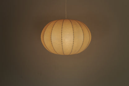 1960s cocoon pendant lamp in Germany　Goldkant