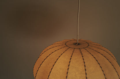 1960s cocoon pendant lamp in Germany　Goldkant