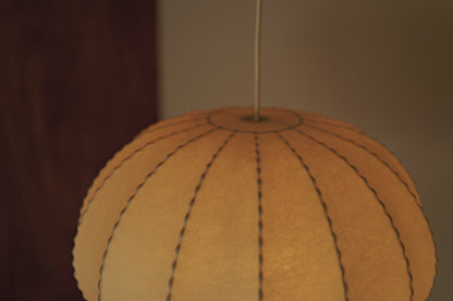 1960s cocoon pendant lamp in Germany　Goldkant