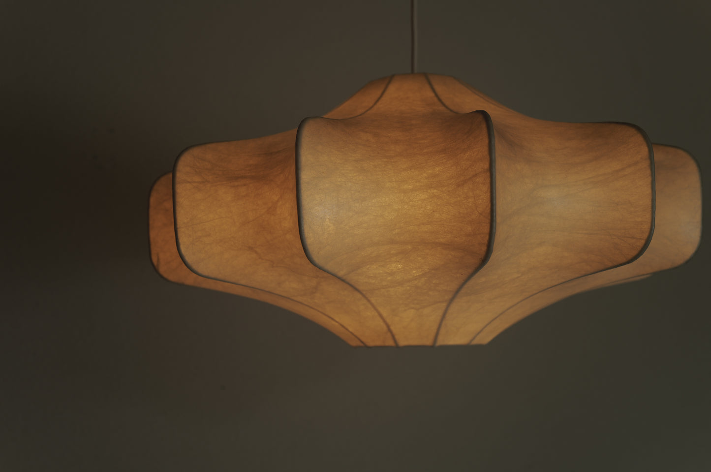 1960s cocoon pendant lamp for Goldkant