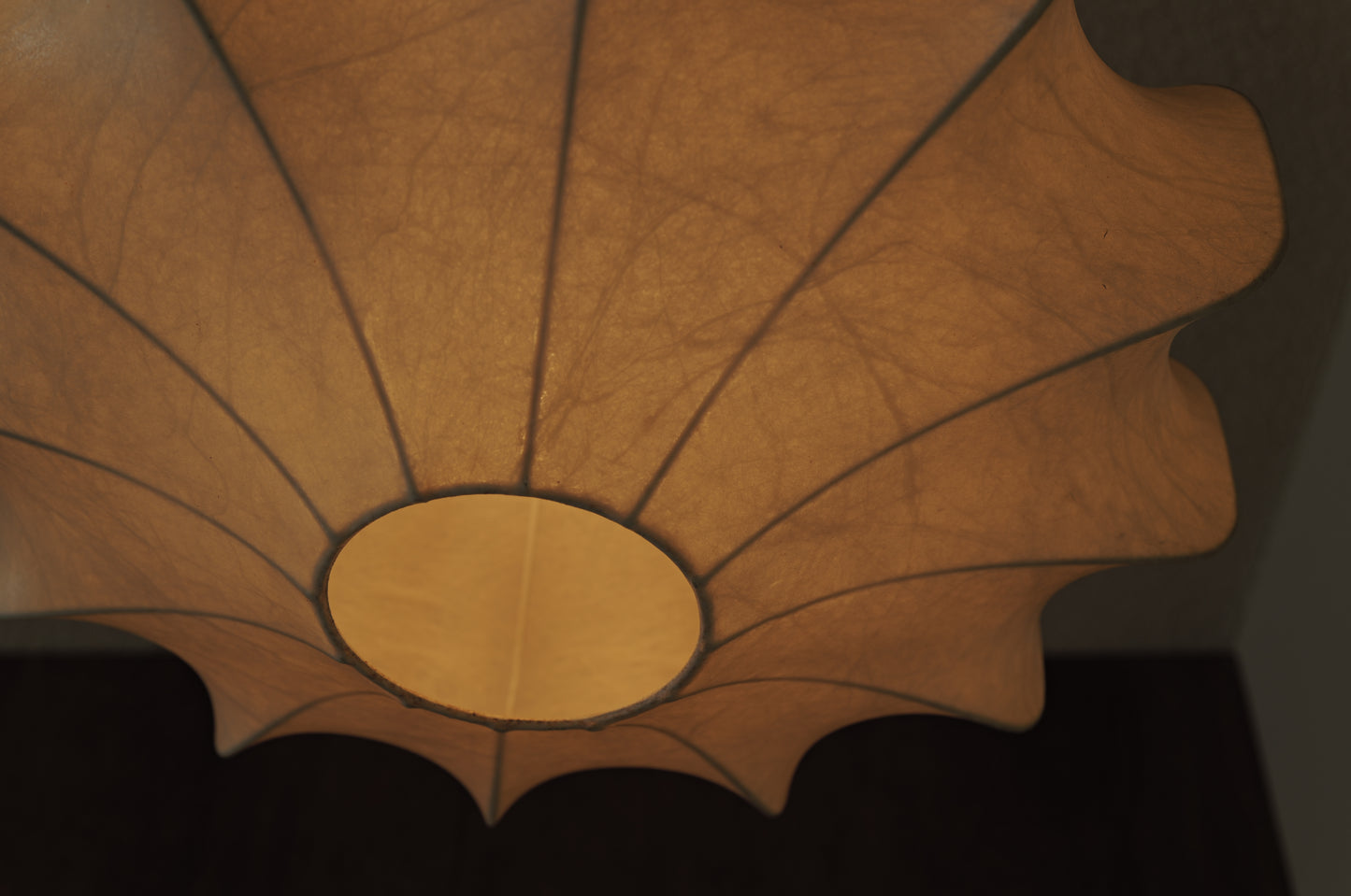 1960s cocoon pendant lamp for Goldkant