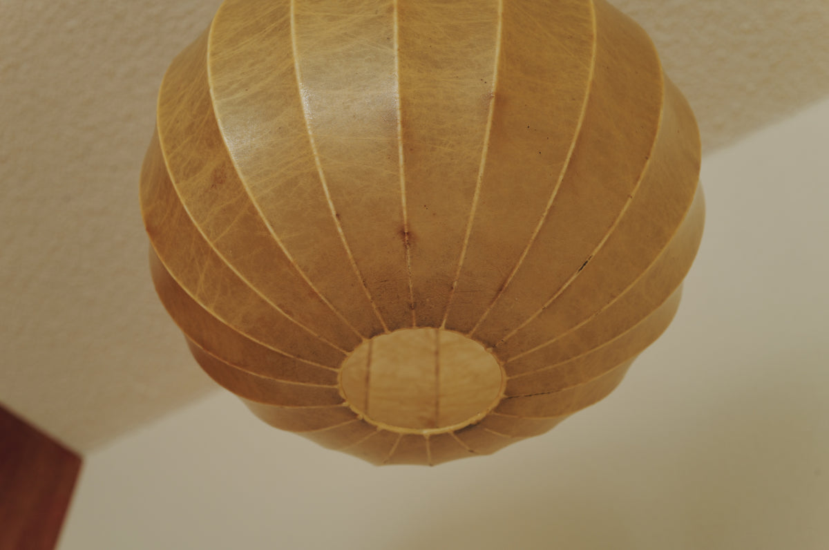 1960s cocoon pendant lamp in Italy