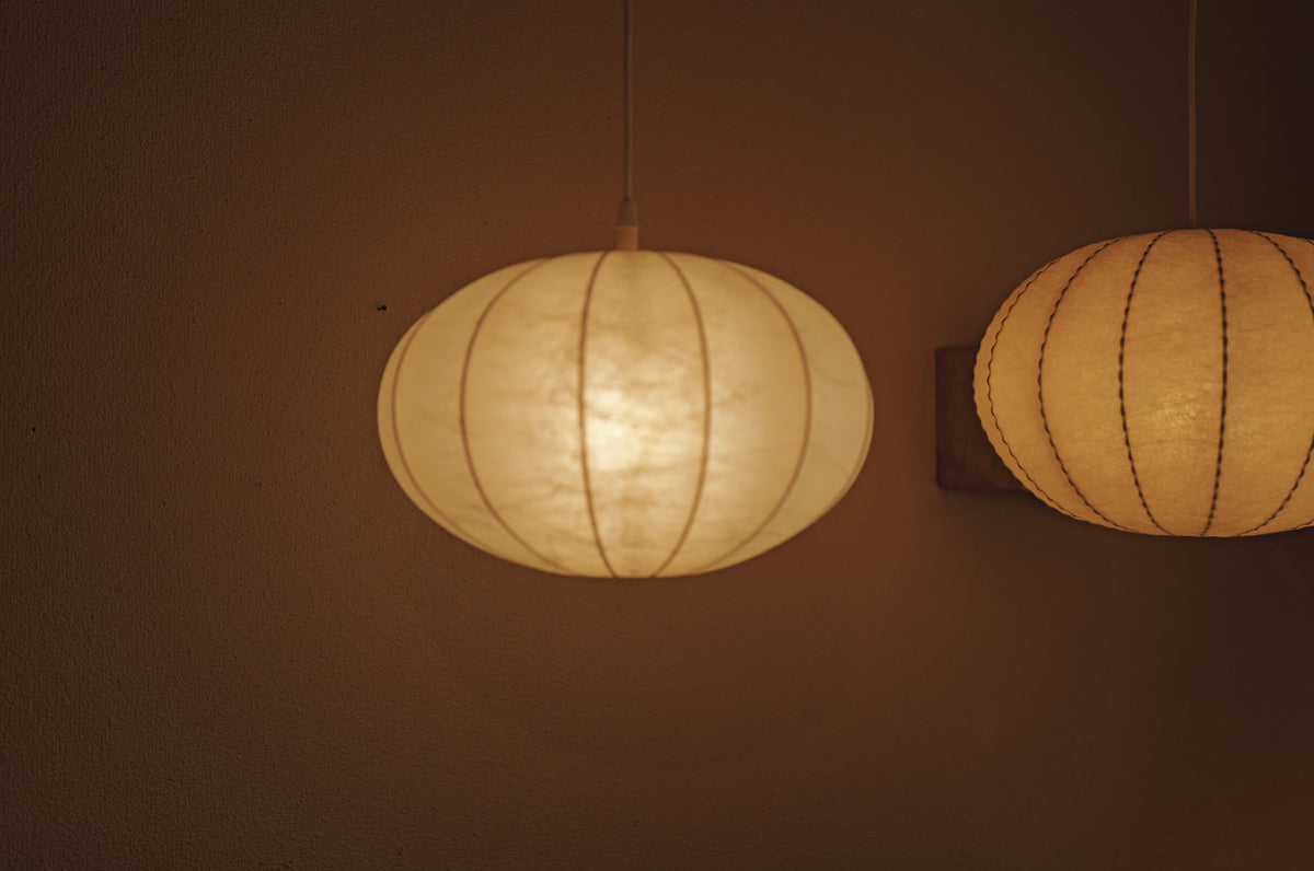 1970s cocoon pendant lamp