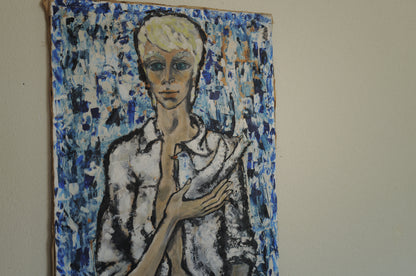 1960s~80s oil painting on canvas