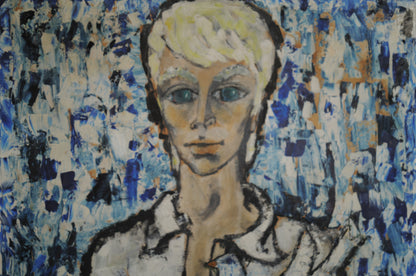 1960s~80s oil painting on canvas