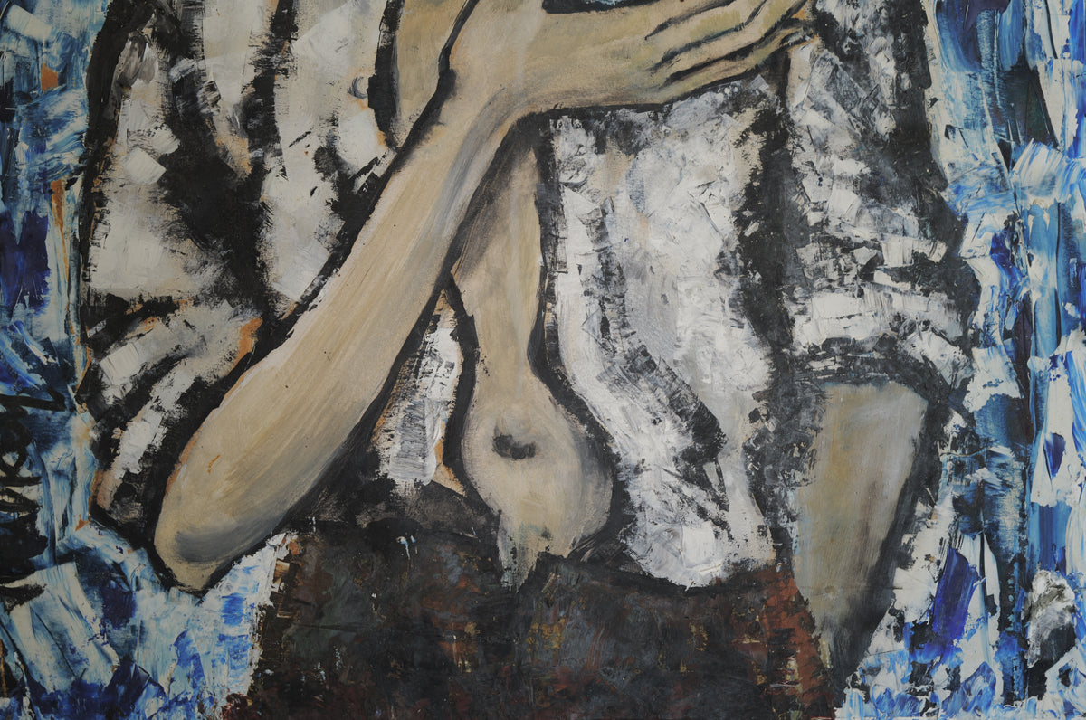 1960s~80s oil painting on canvas