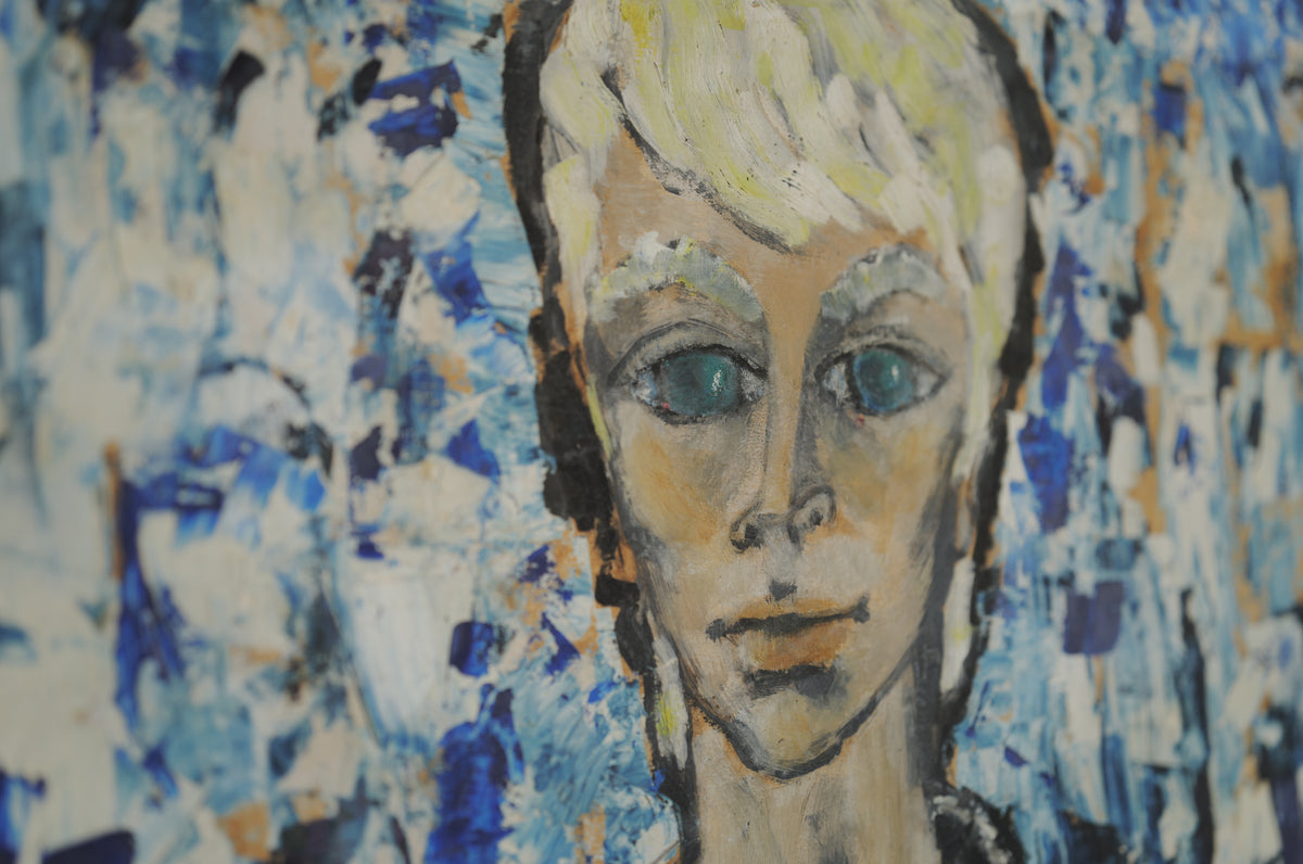 1960s~80s oil painting on canvas