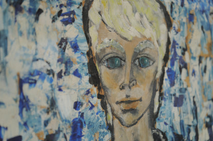 1960s~80s oil painting on canvas
