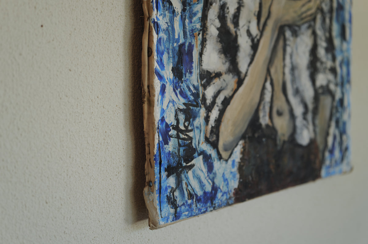 1960s~80s oil painting on canvas