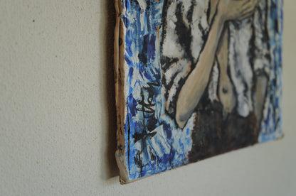 1960s~80s oil painting on canvas