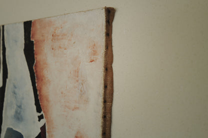 Abstract oil painting from 1960s France