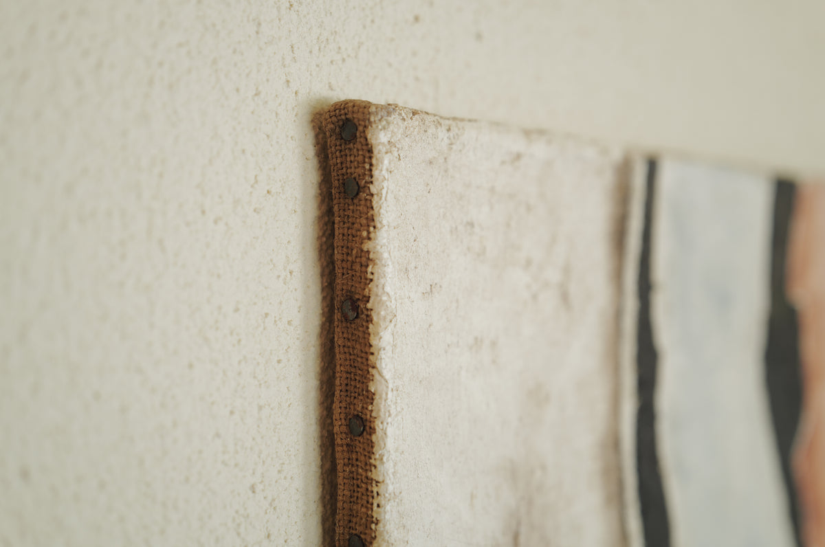Abstract oil painting from 1960s France