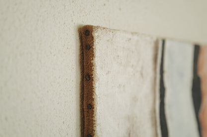 Abstract oil painting from 1960s France