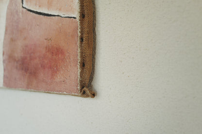 Abstract oil painting from 1960s France