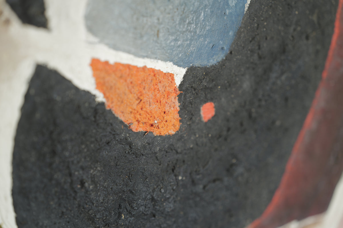 Abstract oil painting from 1960s France