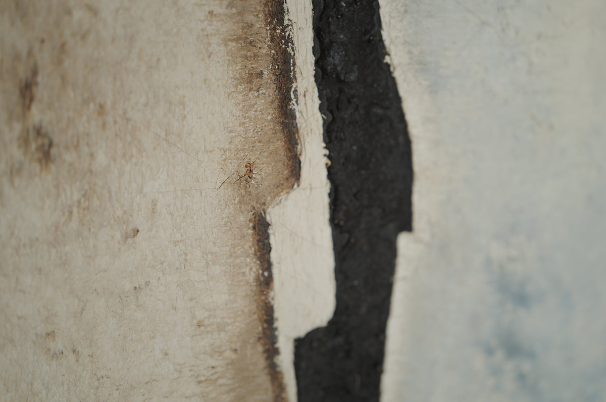 Abstract oil painting from 1960s France