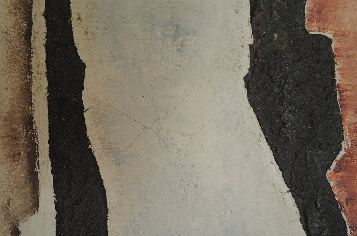 Abstract oil painting from 1960s France