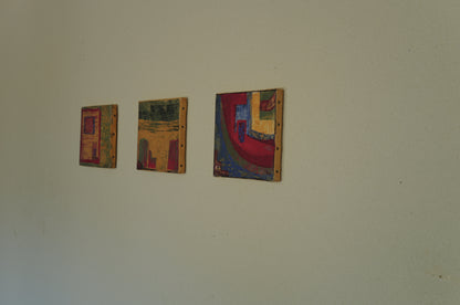 3set Abstract Oil Paintings On Canvas