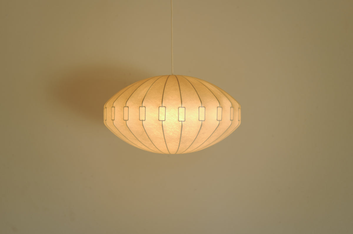 1960s Cocoon Pendant Lamp by Friedel Wauer for Goldkant
