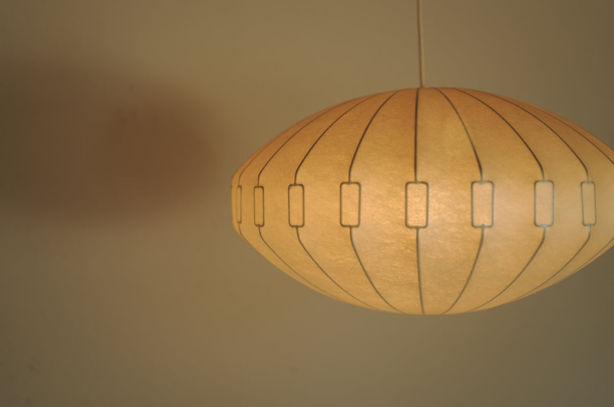 1960s Cocoon Pendant Lamp by Friedel Wauer for Goldkant