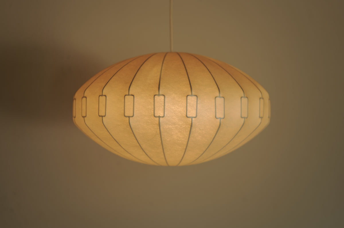 1960s Cocoon Pendant Lamp by Friedel Wauer for Goldkant