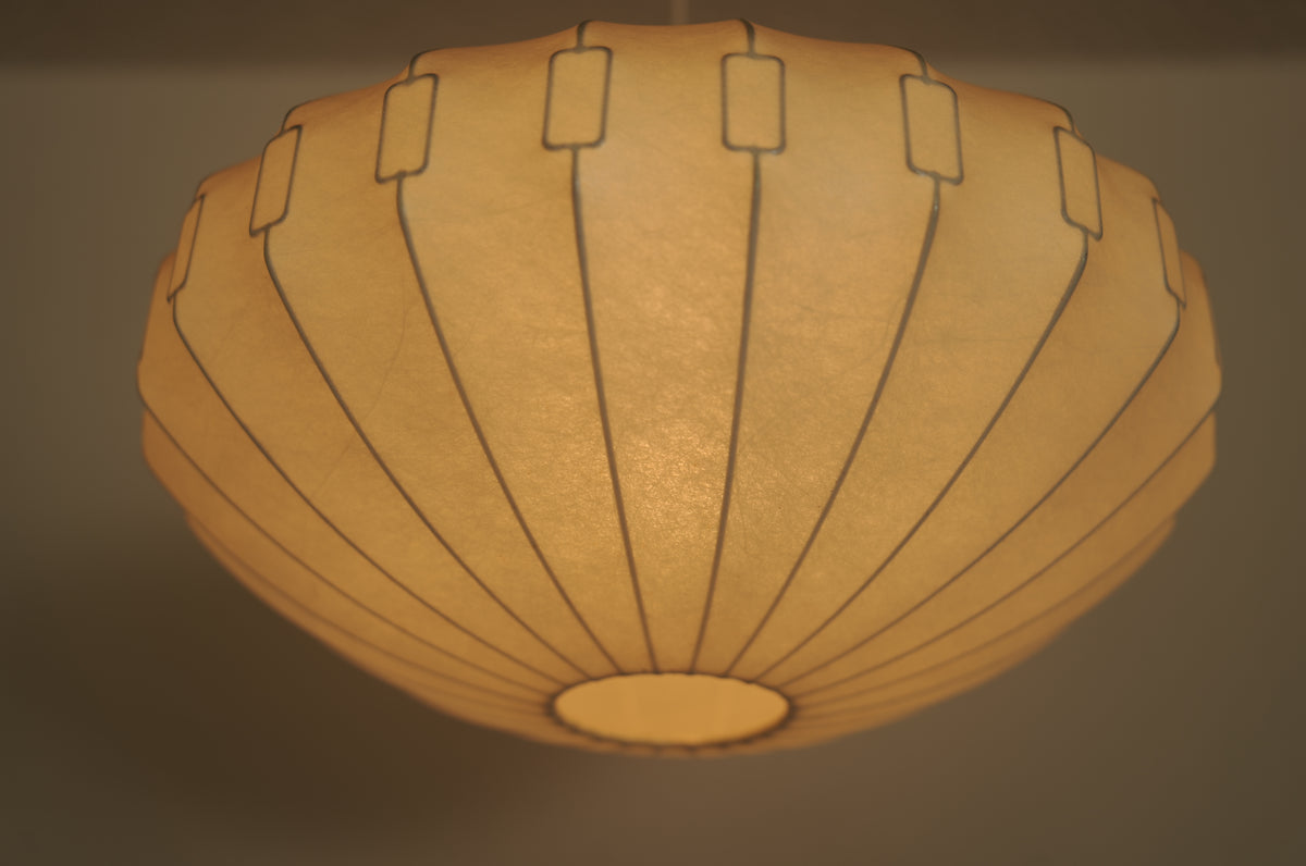 1960s Cocoon Pendant Lamp by Friedel Wauer for Goldkant