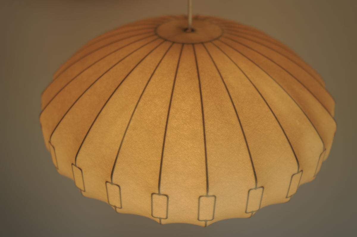 1960s Cocoon Pendant Lamp by Friedel Wauer for Goldkant