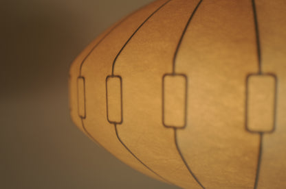 1960s Cocoon Pendant Lamp by Friedel Wauer for Goldkant