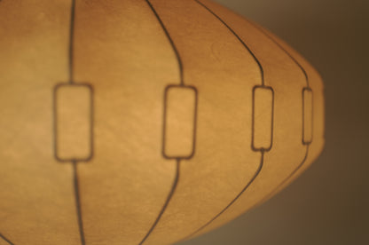 1960s Cocoon Pendant Lamp by Friedel Wauer for Goldkant