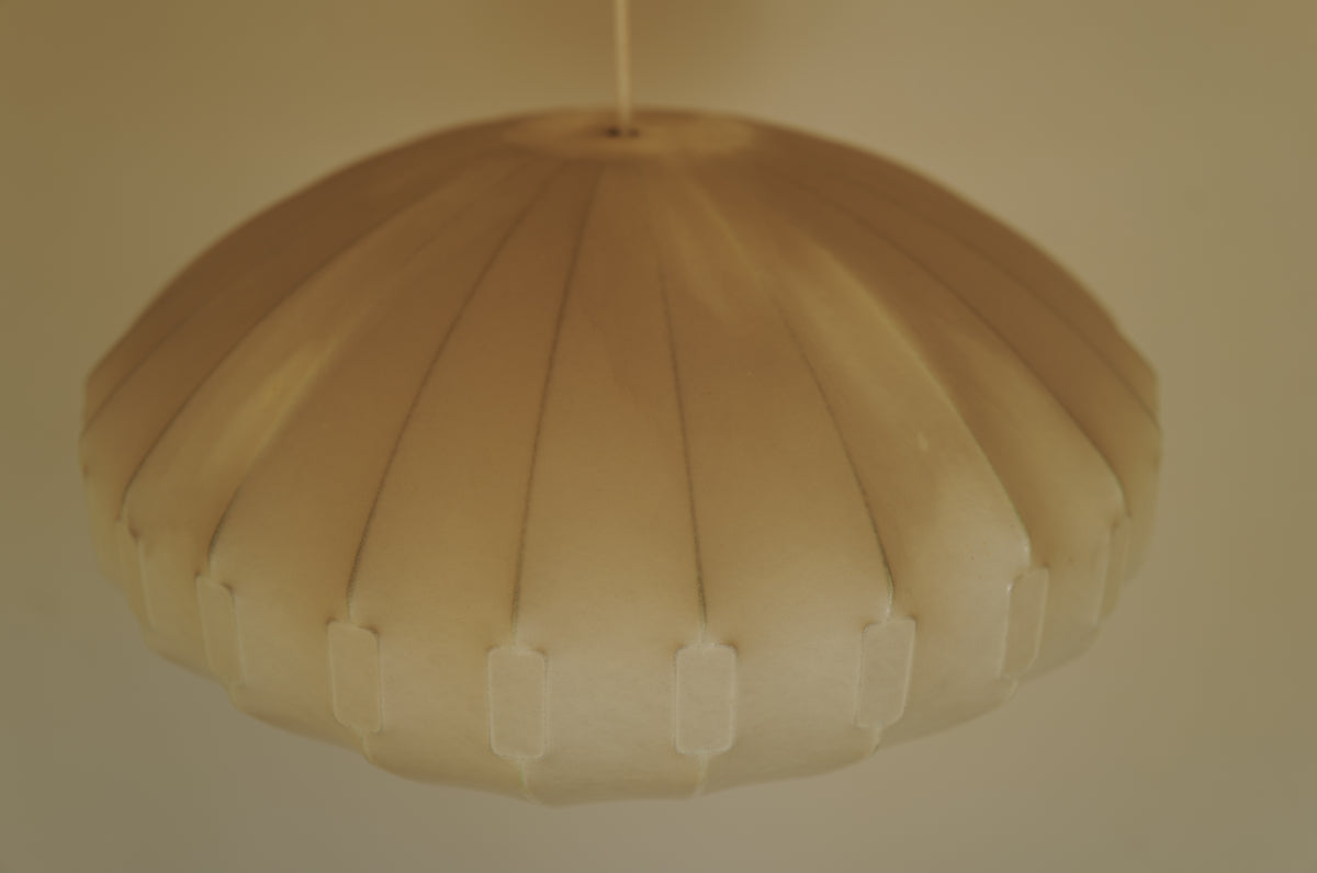 1960s Cocoon Pendant Lamp by Friedel Wauer for Goldkant