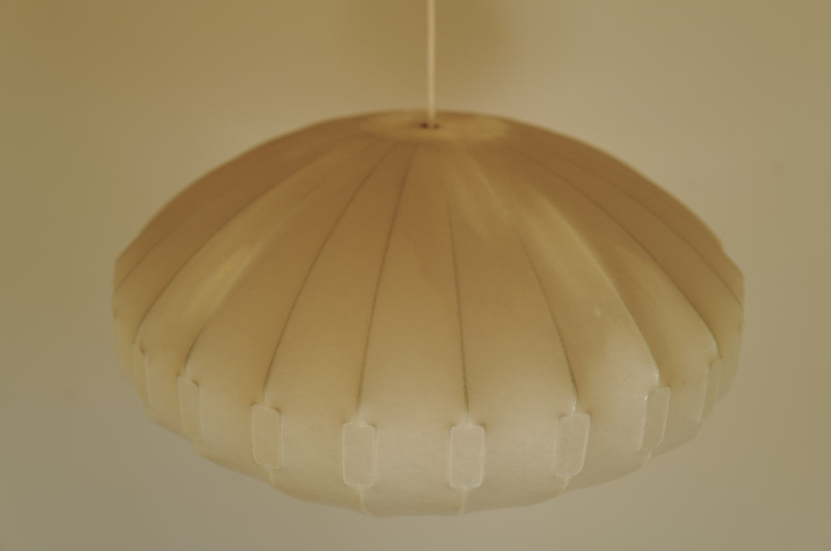 1960s Cocoon Pendant Lamp by Friedel Wauer for Goldkant