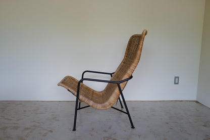 Model 514a rattan easy chair by Dirk van Sliedregt
