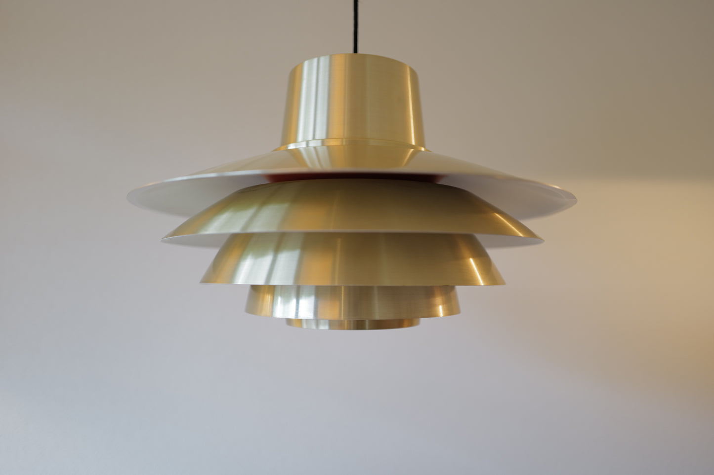 Brass Verona Pendant lamp by Sven Middelboe Denmark 1960s