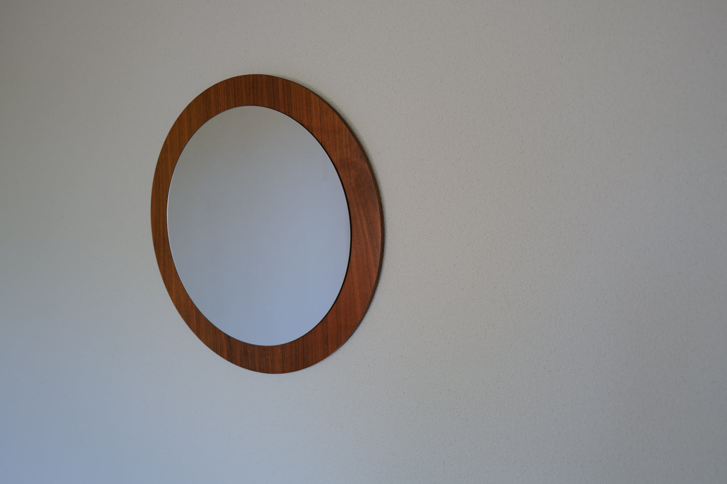 Midcentury Wood Mirror