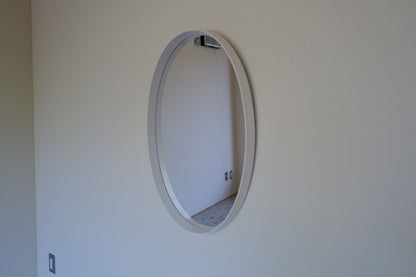 Midcentury White Mirror ③