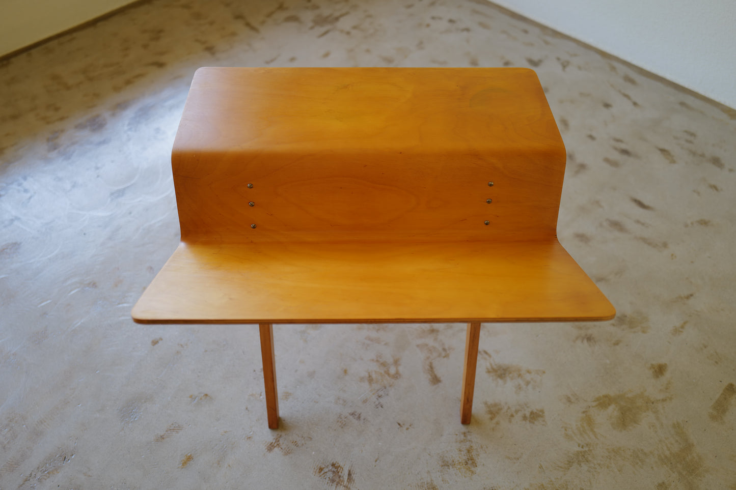 Plywood magazine sidetable by Hein Stolle for Groep& 1940s~1949s