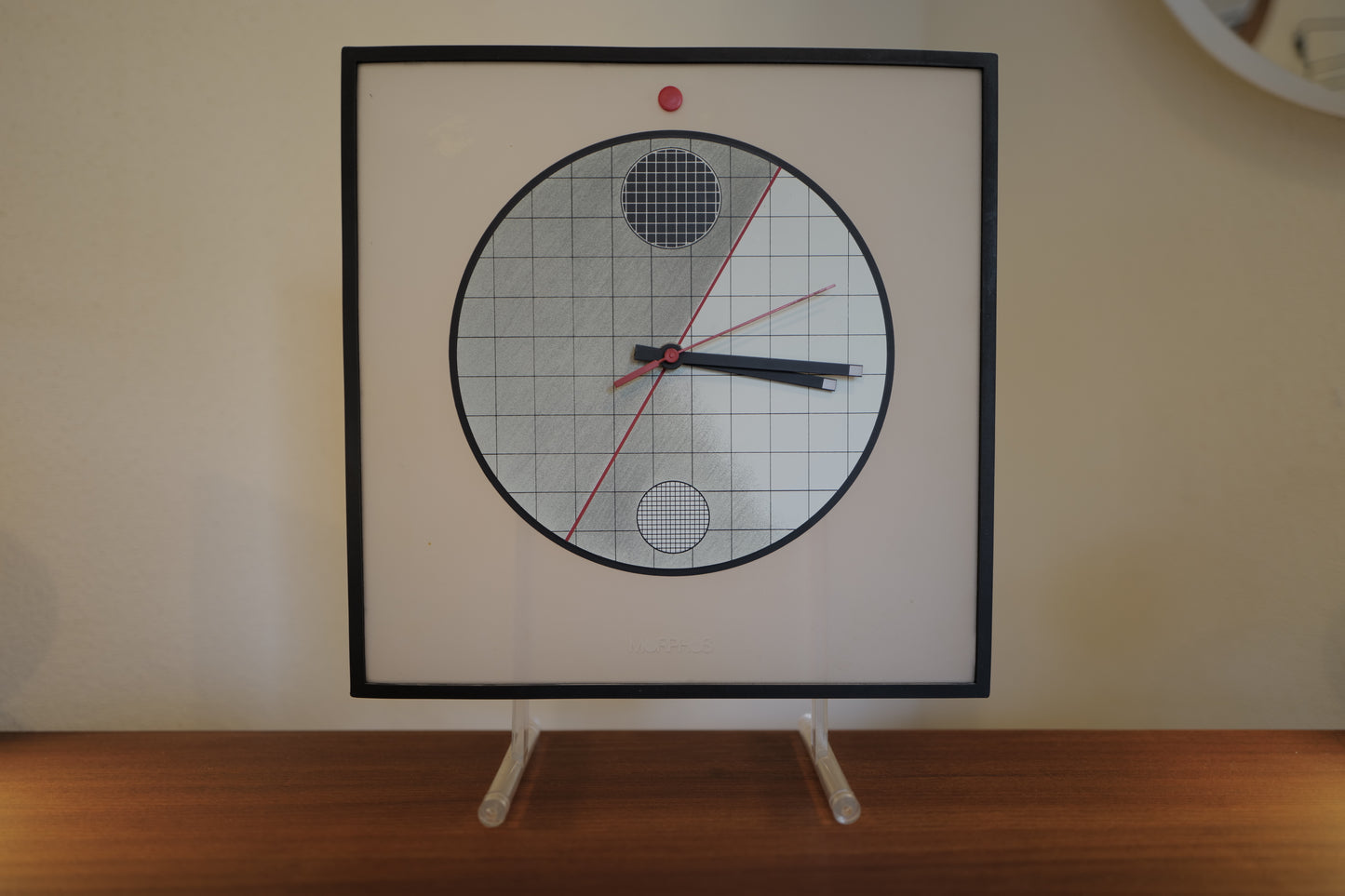 Clock by Kurt B. Delbanco for Morphos,1980s