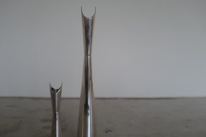 "Cardinali" Lino Sabattini by Christofle Design Midcentury 1950s Silver Vases