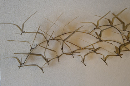 Curtis Jere .style wall sculpture.