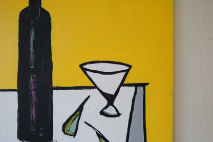 Abstract Modern Contemporary Still Life Painting By Terence R. Wood