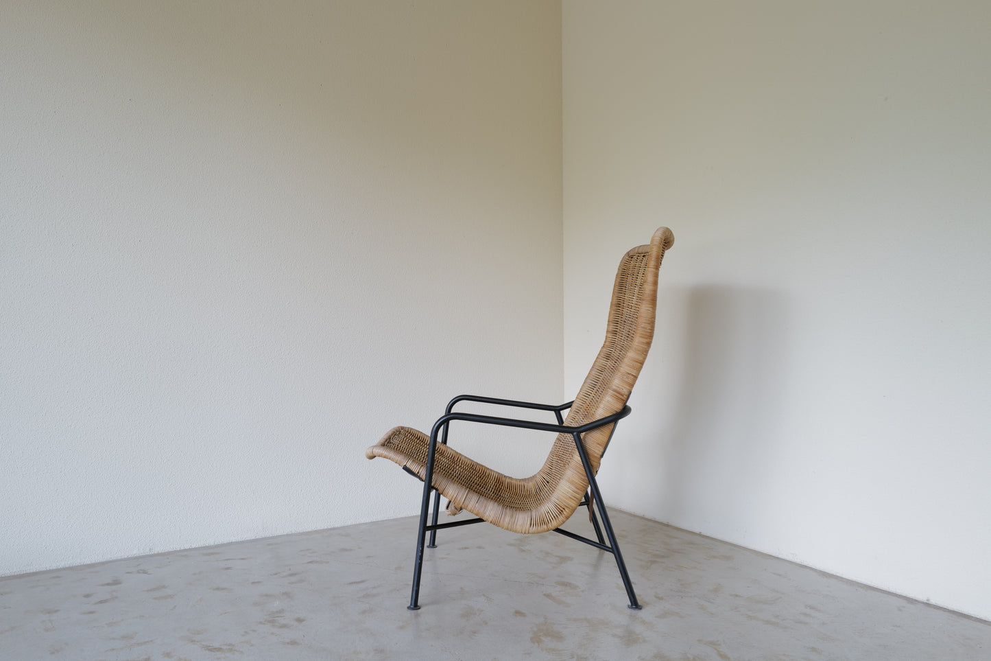 Model 514a rattan easy chair by Dirk van Sliedregt