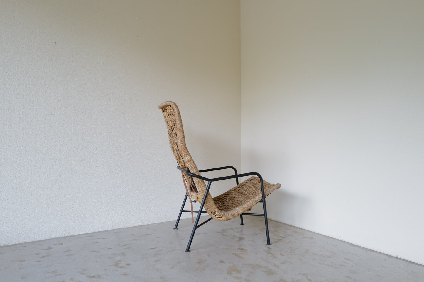 Model 514a rattan easy chair by Dirk van Sliedregt