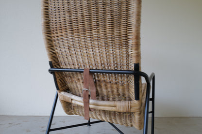 Model 514a rattan easy chair by Dirk van Sliedregt