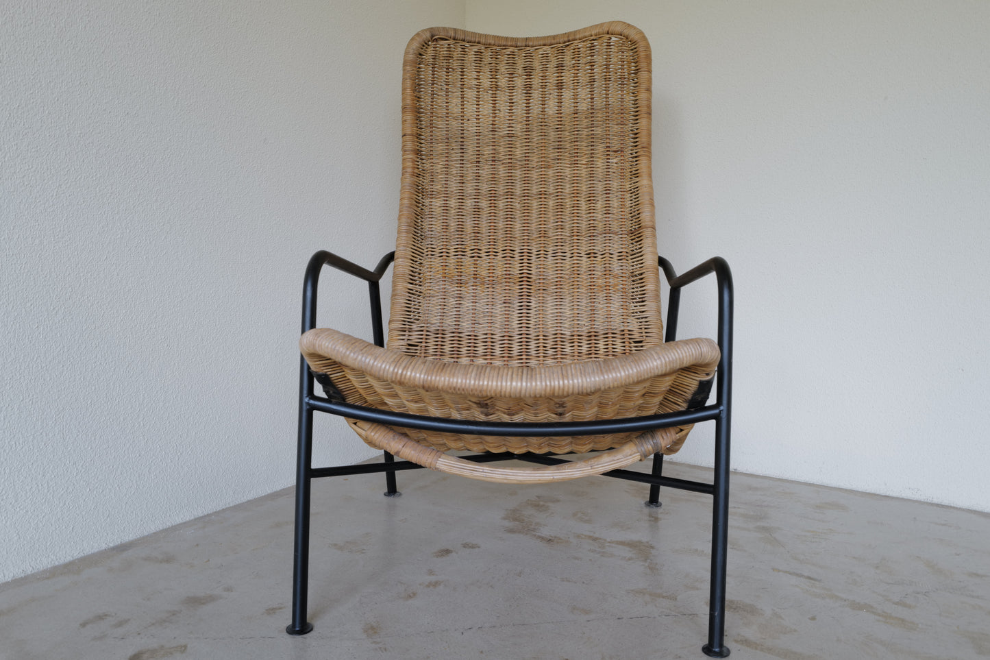 Model 514a rattan easy chair by Dirk van Sliedregt