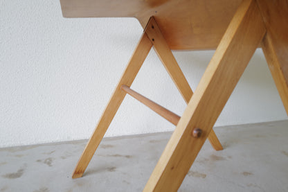 Plywood magazine sidetable by Hein Stolle for Groep& 1940s~1949s