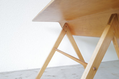 Plywood magazine sidetable by Hein Stolle for Groep& 1940s~1949s