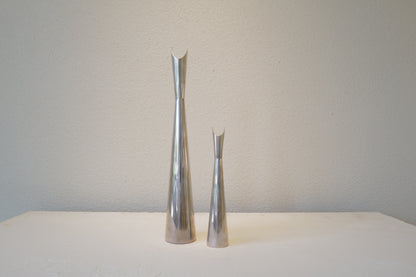 "Cardinali" Lino Sabattini by Christofle Design Midcentury 1950s Silver Vases