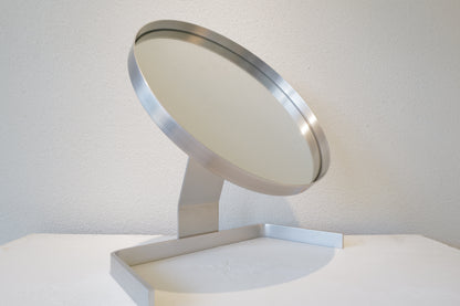 Miroir aluminium brossé Pierre Vandel   France