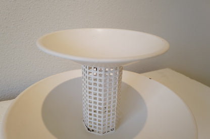 Josef Hoffmann Metal Table Set circa 1905 Re-Edited by Bieffeplast, Italy, 1960s