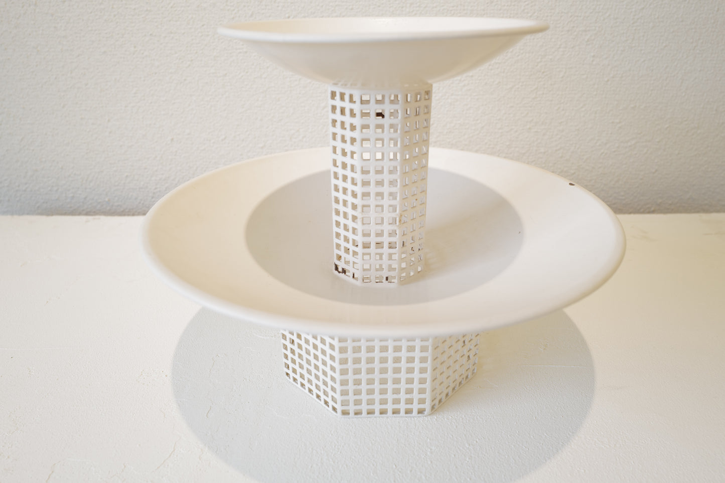 Josef Hoffmann Metal Table Set circa 1905 Re-Edited by Bieffeplast, Italy, 1960s